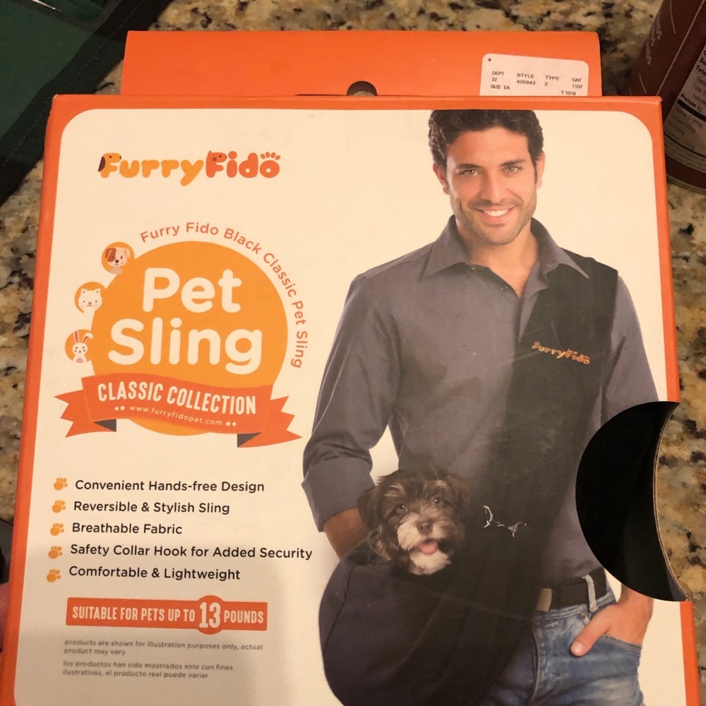 Pet sling carrier
